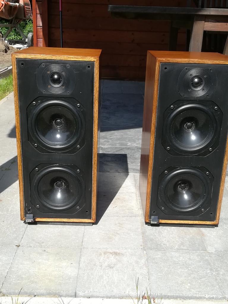 Bowers DM14 set, gereviseerd, TOP geluid, Ophalen, Refurbished, 60 tot 120 watt, Bowers & Wilkins (B&W)