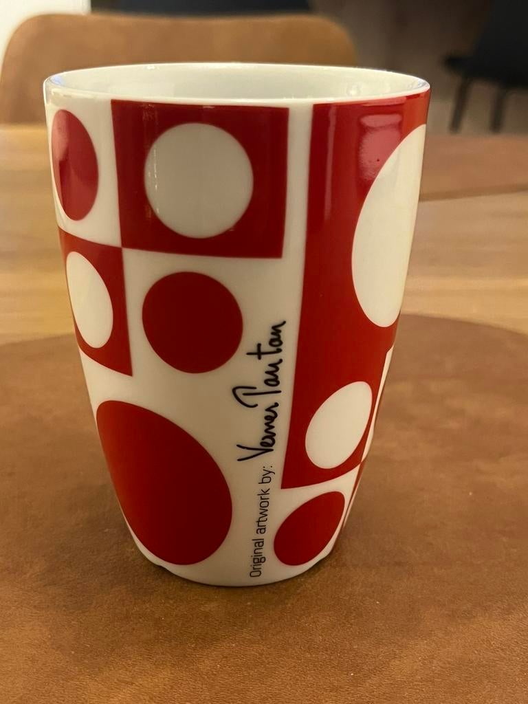 Menu Verner Panton Thermocup set van 4 stuks, Ophalen, Zo goed als nieuw, Overige stijlen, Kop(pen) en/of Schotel(s)