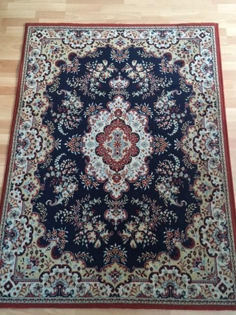 Mooi tapijt in zuiver scheerwol Louis De Poortere, Huis en Inrichting, Ophalen, 100 tot 150 cm, Zo goed als nieuw, 150 tot 200 cm