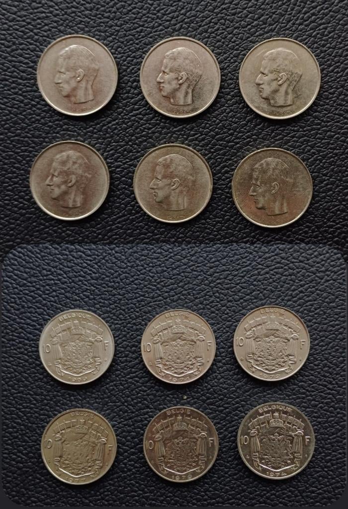 Belgische munten v.a 1870, Ophalen of Verzenden, Munten