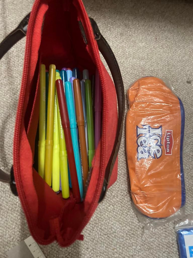 Lot schoolbenodigdheden allerlei, Ophalen of Verzenden, Zo goed als nieuw