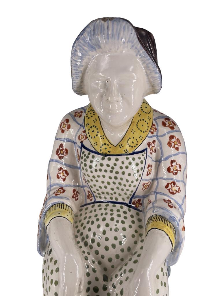 Pot Jacqueline en Faïence de Desvres Signature Apocryphe AK, Antiquités & Art, Enlèvement ou Envoi