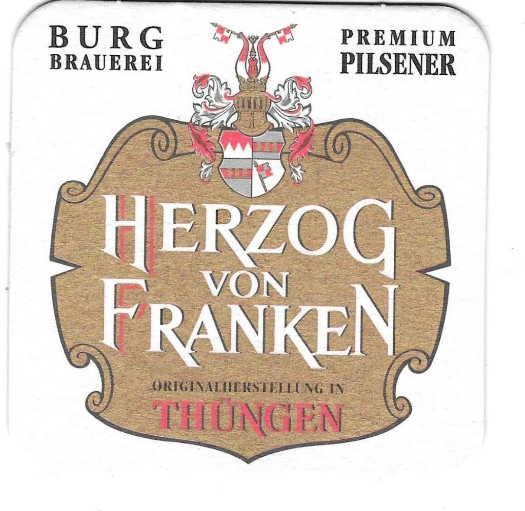 bierviltje 1st Herzog von franken, Envoi