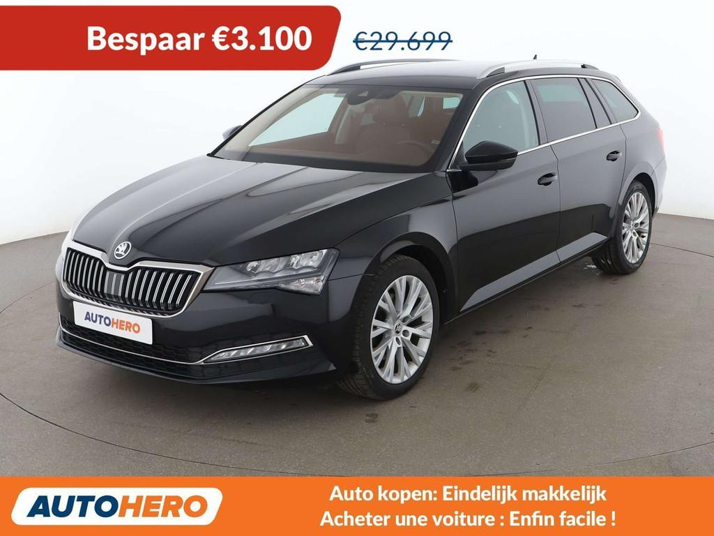 Skoda Superb 2.0 TDI Style (année de construction 2022), Autos, Skoda, Cuir, Achat, 1595 kg, https://public.car-pass.be/vhr/b5f8934d-54ce-491f-ae10-abe616a0ef2c