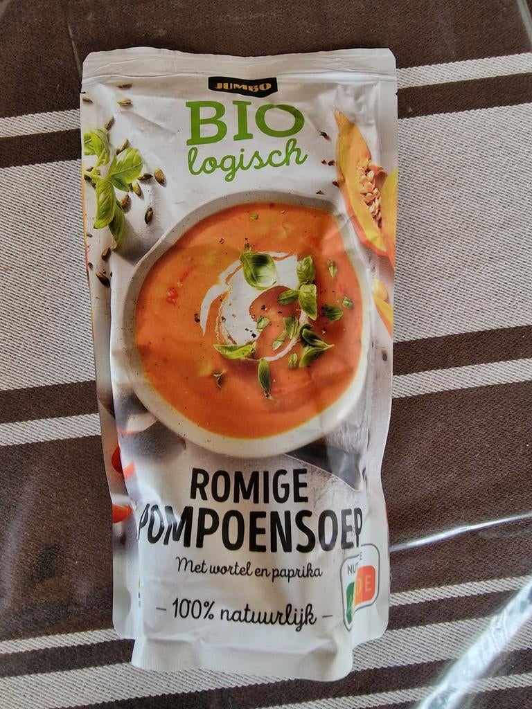 Romige pompoen soep bio jumbo, Diversen, Levensmiddelen, Ophalen