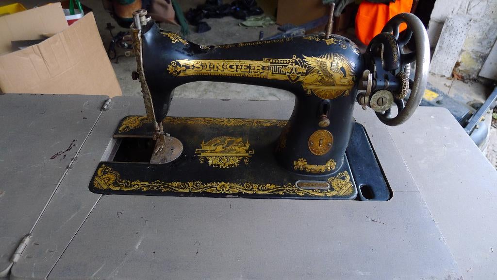 machine a coudre, Ophalen