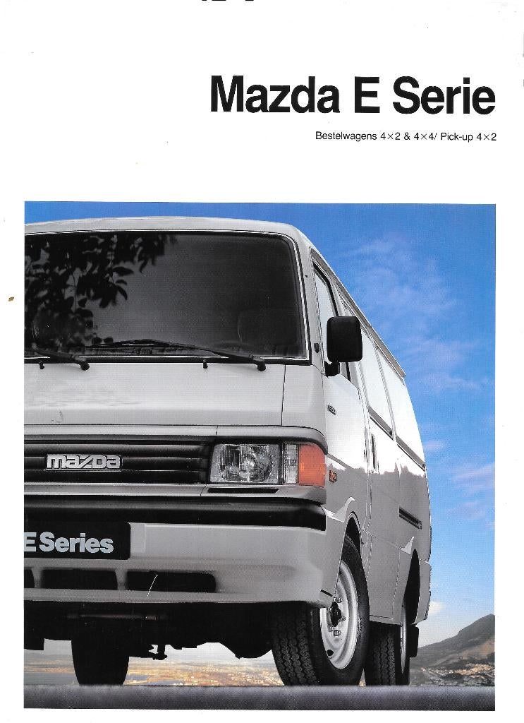 MAZDA E-SERIE  1988, Boeken, Auto's | Folders en Tijdschriften, Ophalen of Verzenden, Zo goed als nieuw, Mazda