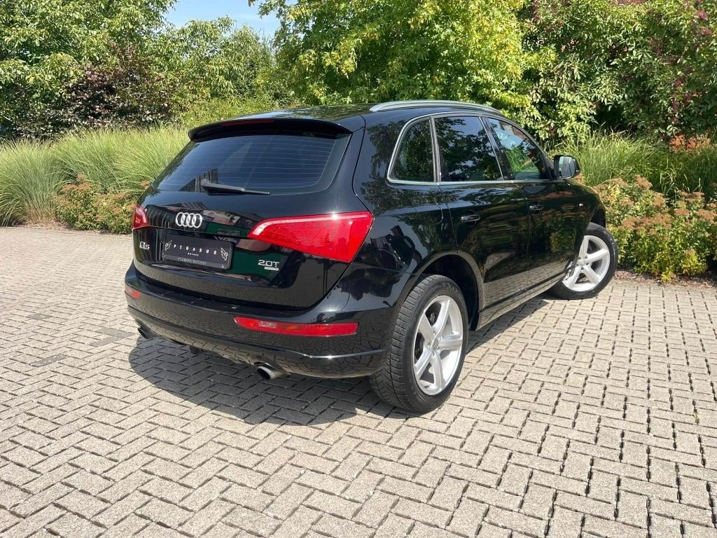 Audi Q5 2.0 TFSI *S-Line* - 2009/200.000km/Euro 5b - EXPORT, Auto's, Automaat, Q5, Zwart, Leder