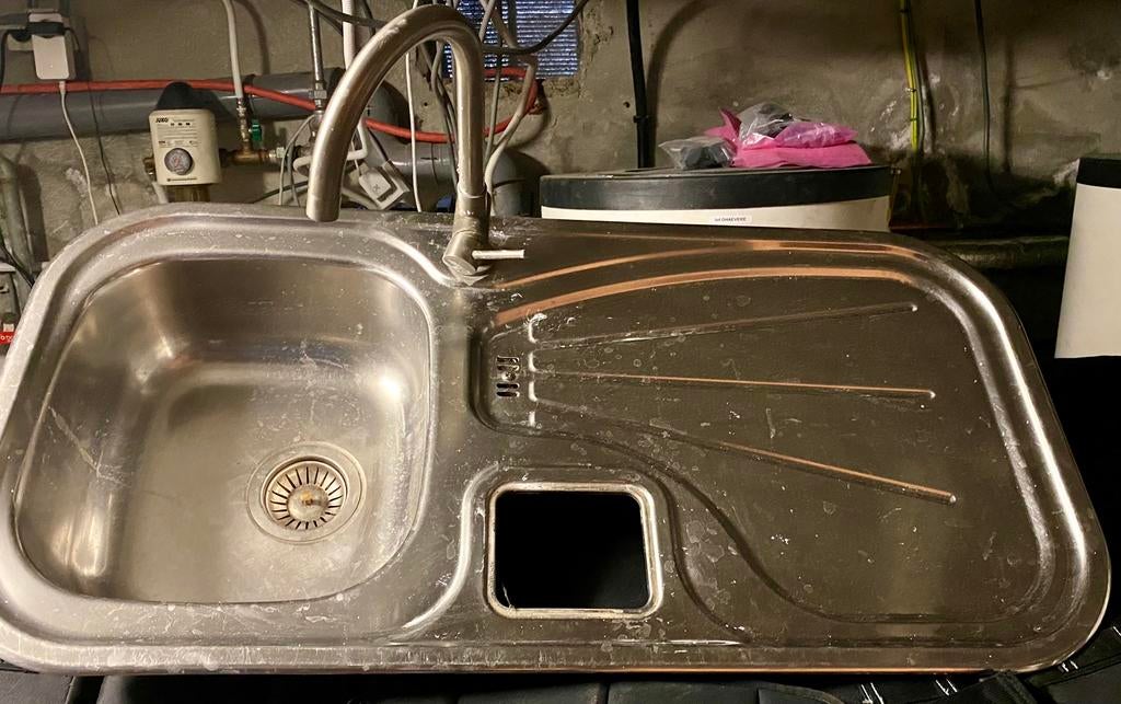 Fornuisoven en afzuigkap en spoelbak met kraan, Ophalen, Gebruikt, Oven, Hete lucht