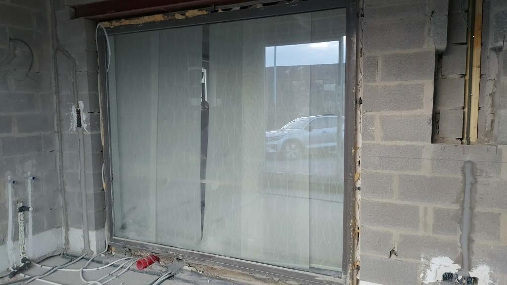 grand vitrage chassis gris quartz, Bricolage & Construction, Double vitrage, 160 cm ou plus, 160 cm ou plus, Fenêtre de façade ou Vitre