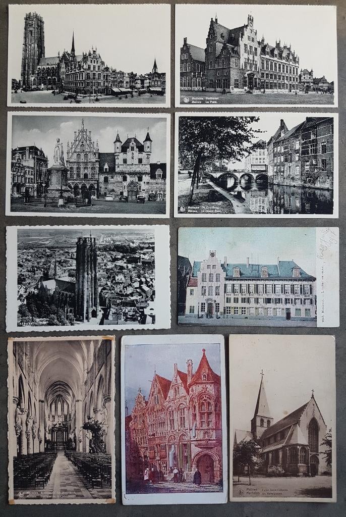 Mechelen Malines ( 0,50 euro / postkaart ), Ophalen of Verzenden, 1940 tot 1960, Gelopen, Antwerpen