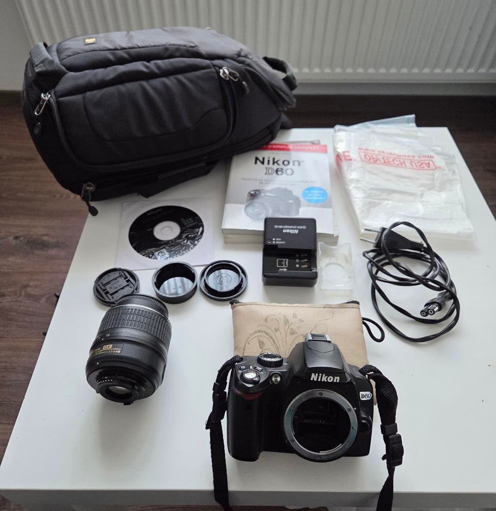 Appareil photo numérique NIKON D60, Ophalen