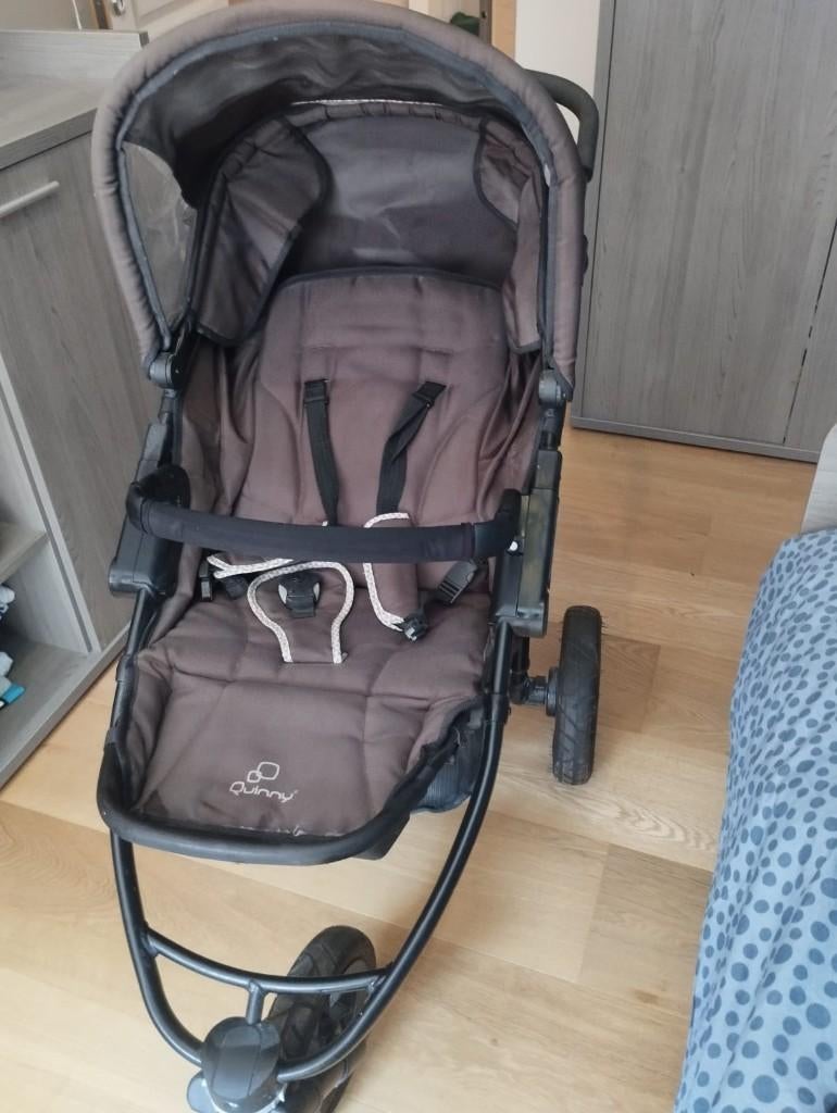Quinny wandelwagen 3 in 1, Kinderen en Baby's, Ophalen, Gebruikt, Quinny, Verstelbare duwstang