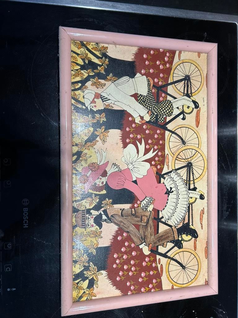 Peinture à l’huile signée Michel Cordi,, Enlèvement