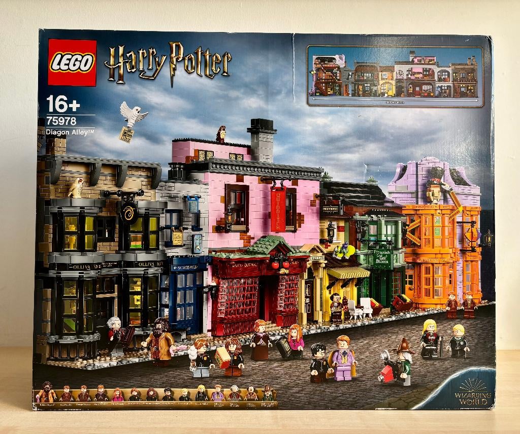 Lego Harry Potter 75978 Diagon Alley Nieuw, Kinderen en Baby's, Lego, Ophalen of Verzenden, Complete set, Harry Potter