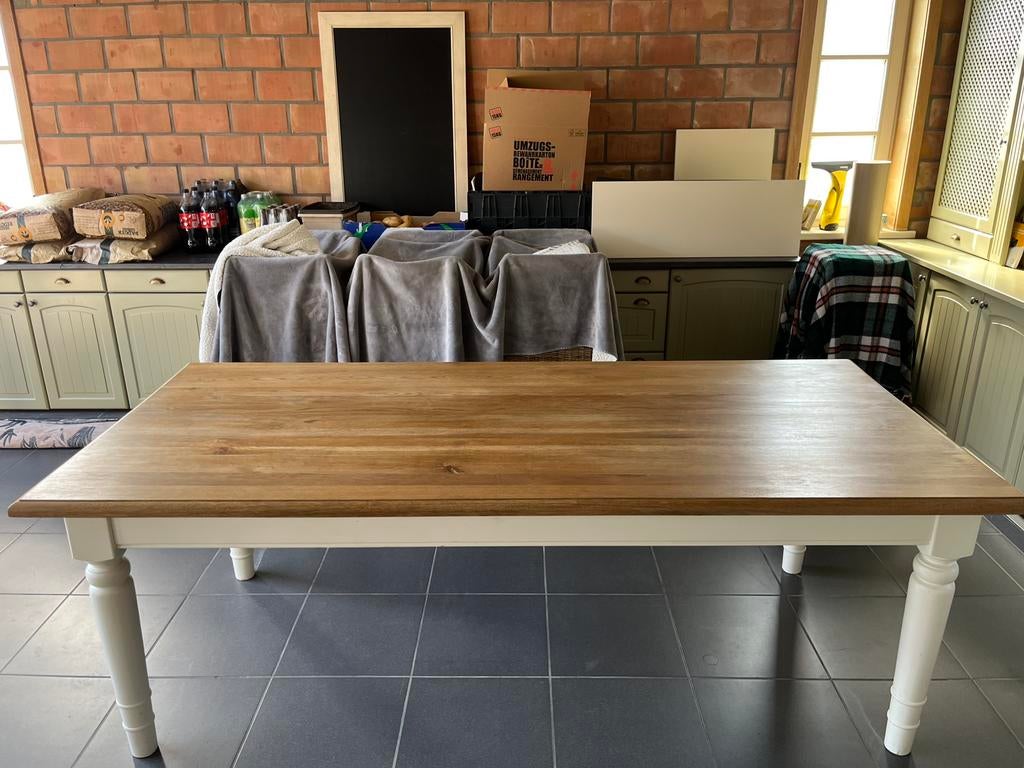 EIKEN eettafel te koop VERLAAGD IN PRIJS - moet dringend weg, Huis en Inrichting, Tafels | Eettafels, Ophalen, 100 tot 150 cm