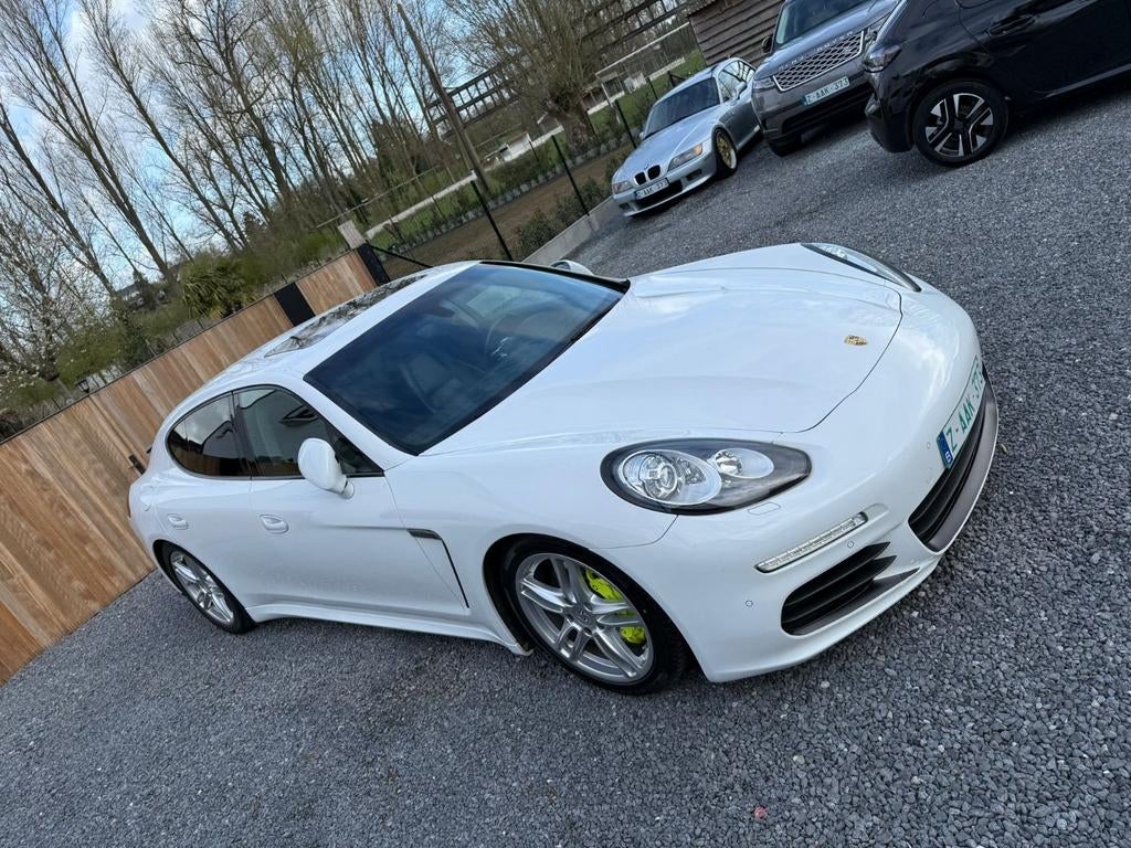 Porsche panamera S-E Hybride reeds blanco gvv!!!, Auto's, Porsche, Automaat, 4 zetels, Achterwielaandrijving, Leder