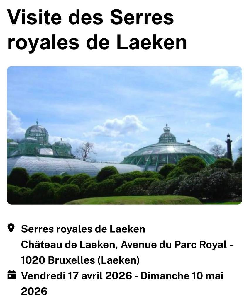 2 kaartjes voor Royal Greenhouses, Twee personen