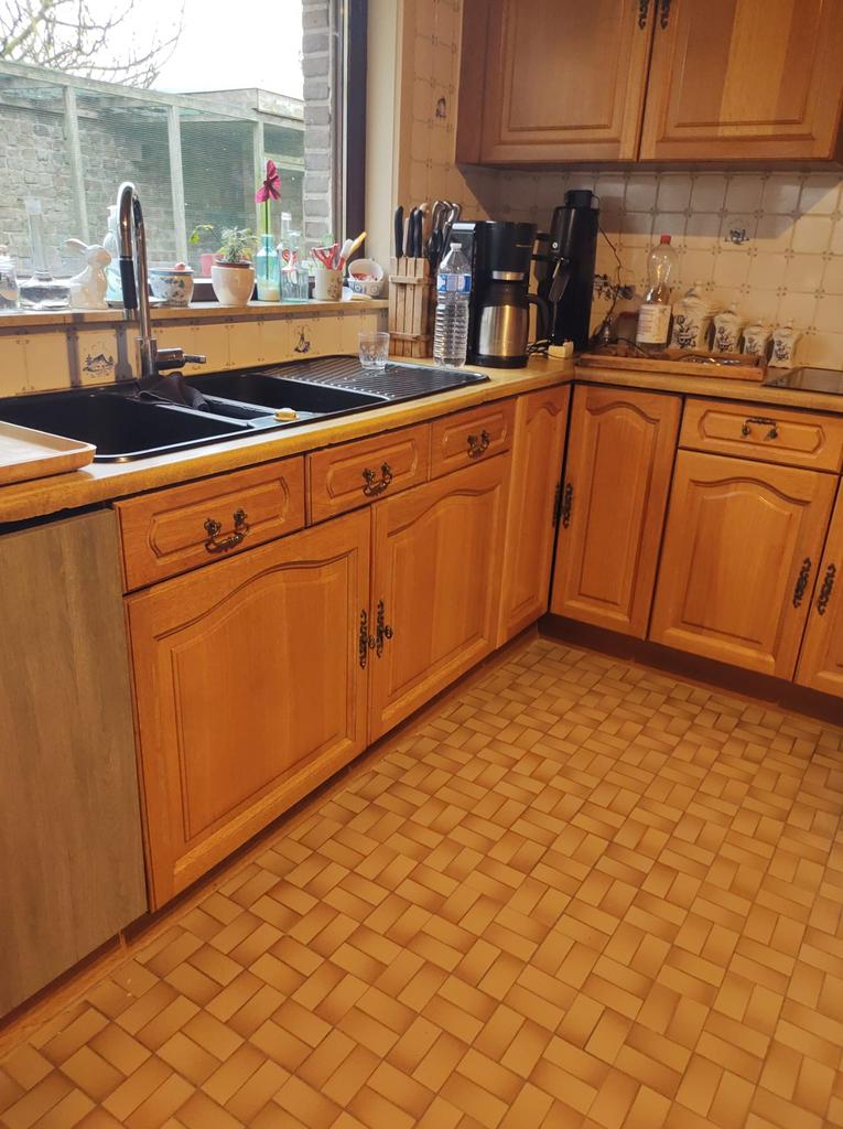 Cuisine, Maison & Meubles, Bois, Brun, Enlèvement, Utilisé