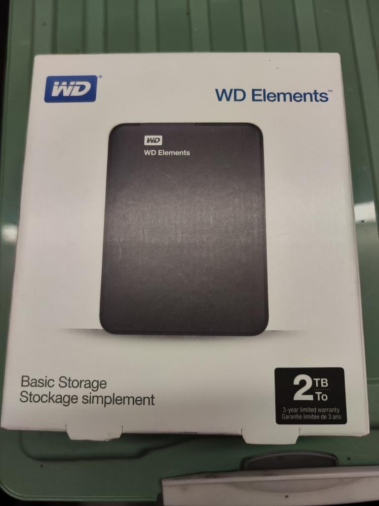 Western Digital WD Elements Portable, Informatique & Logiciels, Disques durs, Western Digital, HDD, Externe, Enlèvement