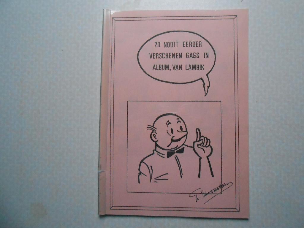 29 nooit eerder verschenen gags in album, van Lambik 1988., Boeken, Willy Vandersteen, Eén stripboek, Ophalen of Verzenden, Zo goed als nieuw