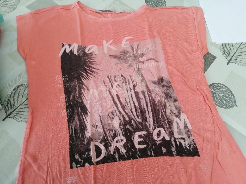 GARCIA t shirt maat 140 - 146, Meisje, Ophalen of Verzenden, Zo goed als nieuw, Shirt of Longsleeve