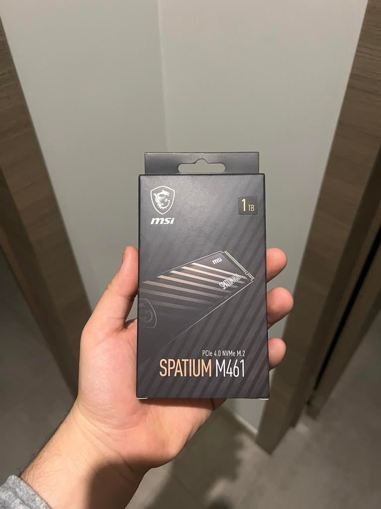 ssd msi Spatium M461 1 To NVMe M.2 - Neuf & Scellé (Gen4), Neuf, MSI, Enlèvement ou Envoi, SSD