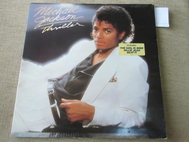 LP van Vynil, Michael Jackson‎ — Thriller, Cd's en Dvd's, Vinyl | Verzamelalbums, Gebruikt, R&B en Soul, 12 inch, Ophalen of Verzenden