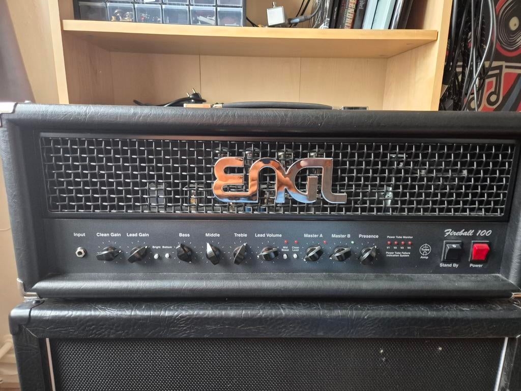 Engl Fireball 100 + Engl Z4 footswitch, Muziek en Instrumenten, Versterkers | Bas en Gitaar, Ophalen, Zo goed als nieuw, Gitaar