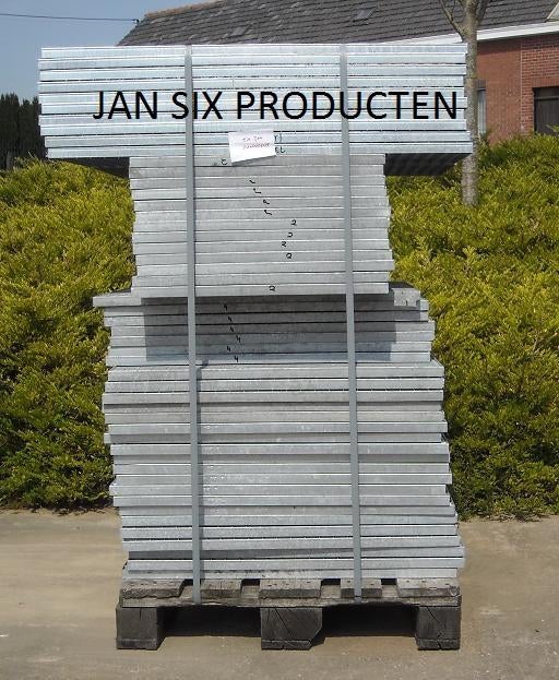 Gegalvaniseerde roosters 1200x1400x30 maas 33x33, Tuin en Terras, Terrasdelen en Vlonders, Nieuw, Overige materialen, Ophalen
