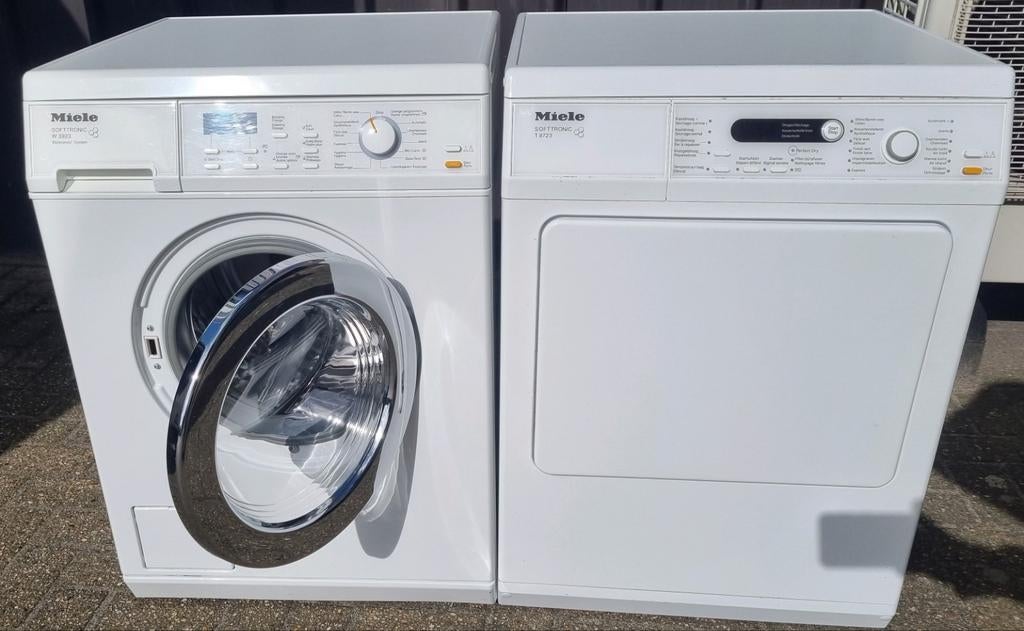 Was en droogkast MIELE, Ophalen