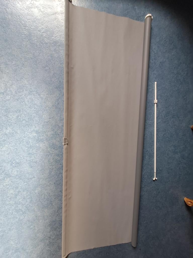 Store enrouleur automatique occultant gris foncé, Enlèvement, Gris