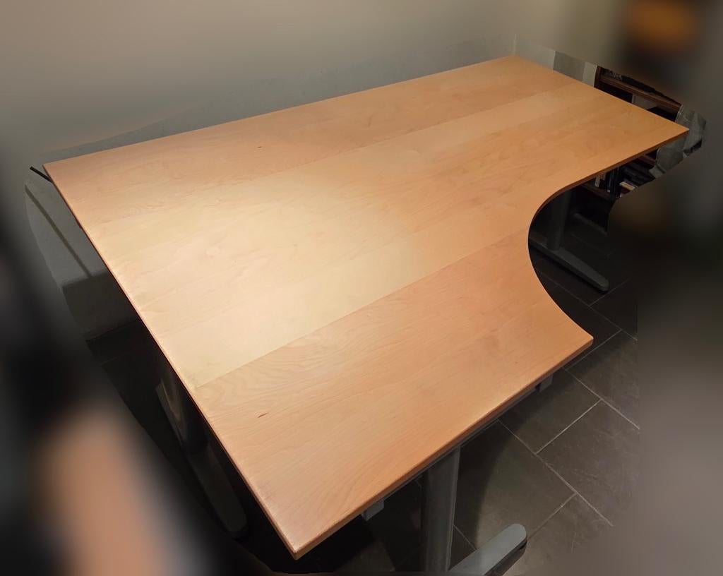Bureau IKEA Galant 160 cm x 120 cm (80 cm), Maison & Meubles, Bureaux, IKEA, Réglable en hauteur, Bois, Moderne