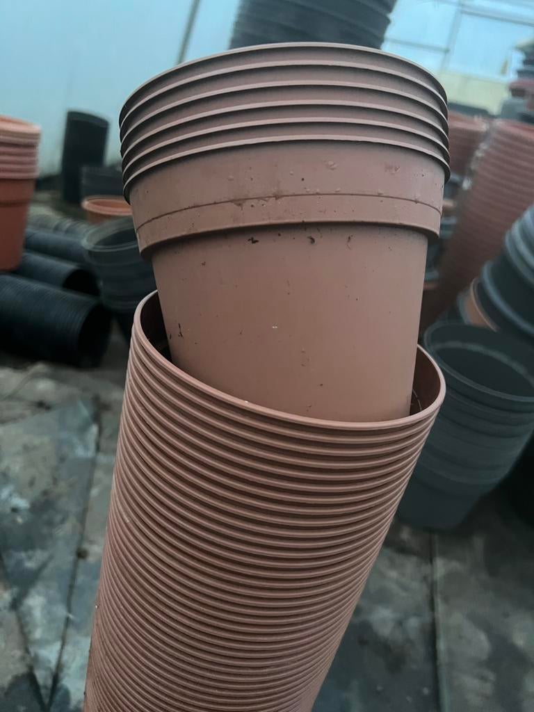 kweekpotten bloempotten plantpotten 14 cm, Jardin & Terrasse, Enlèvement ou Envoi, Moins de 25 cm, Rond, Comme neuf