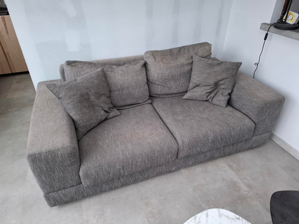 2-zit zetel gratis af te halen, Huis en Inrichting, Ophalen, Gebruikt, 100 tot 125 cm, 150 tot 200 cm