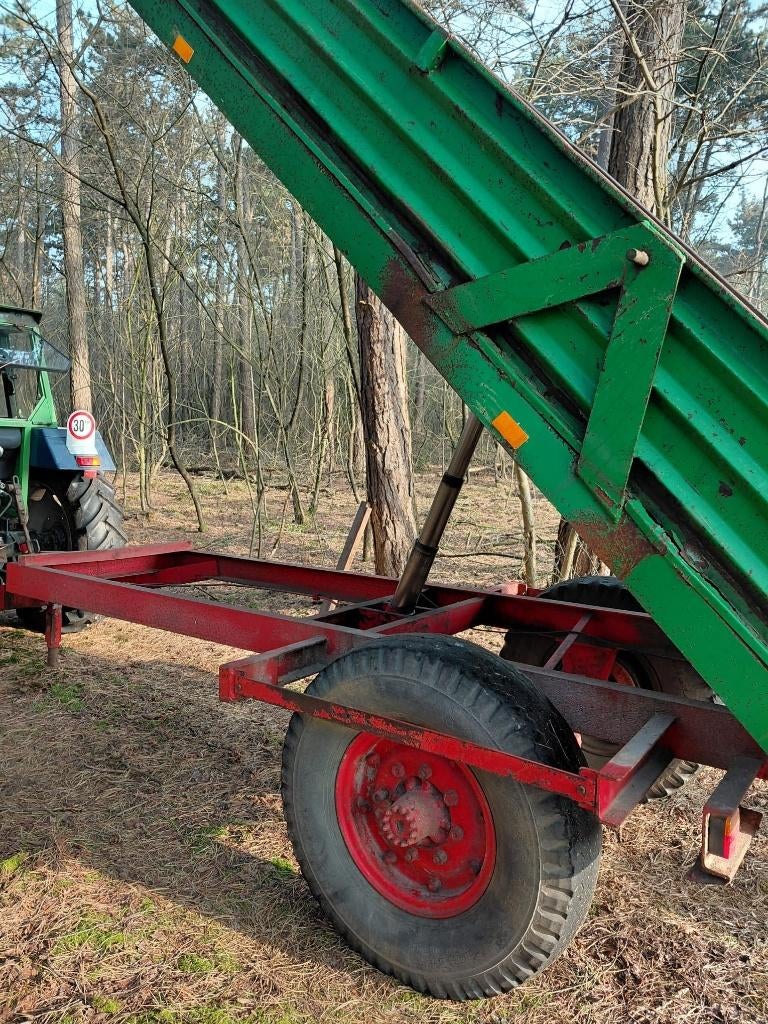 kiepwagen, Ophalen, Gebruikt