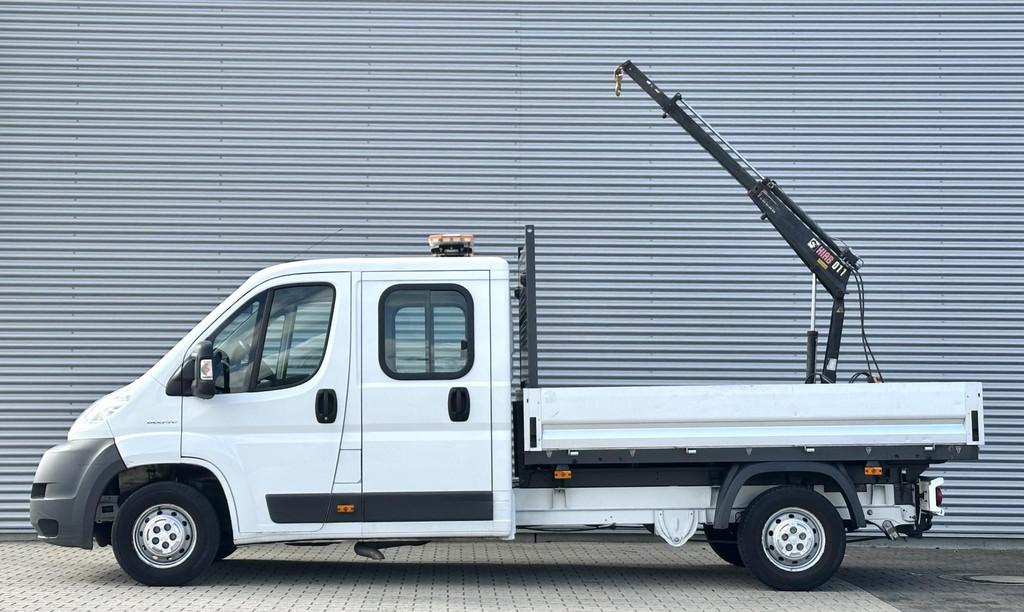Fiat Ducato 33 2.3 HIAB CRANE DC Dubbele cabine met Kraan, Auto's, Voorwielaandrijving, Gebruikt, Electronic Stability Program (ESP)