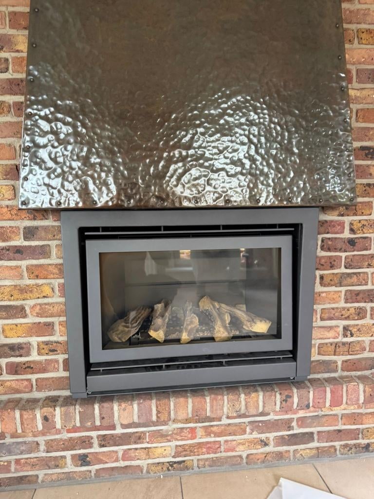 Gashaard (inbouw) met afstandsbediening, Huis en Inrichting, Ophalen, Gebruikt, Inbouwhaard, Gashaard