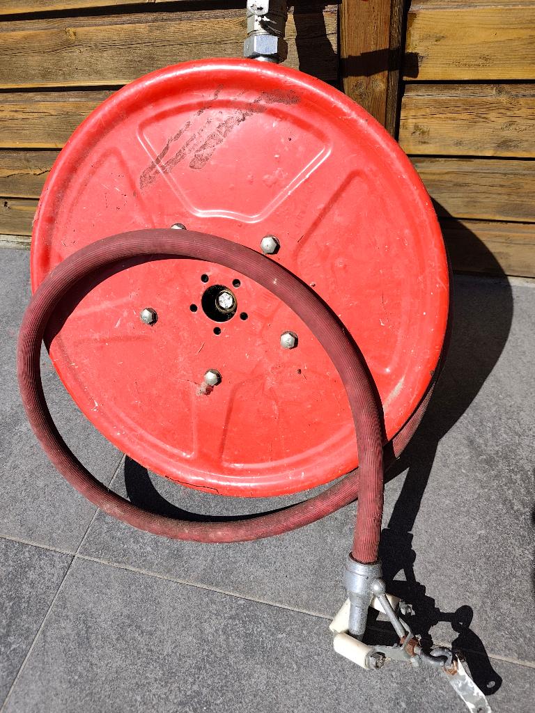 brandslang, Ophalen, Gebruikt