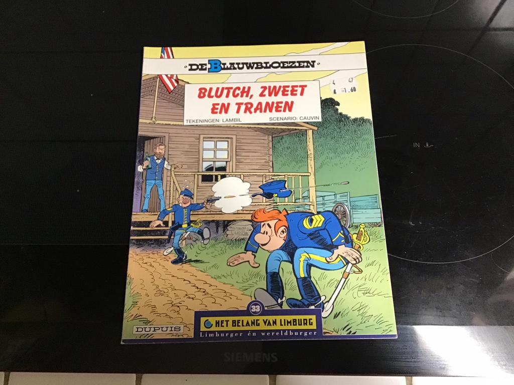 Cauvin - De Blauwbloezen - Blutch, zweet en tranen, Boeken, Stripverhalen, Ophalen of Verzenden, Cauvin