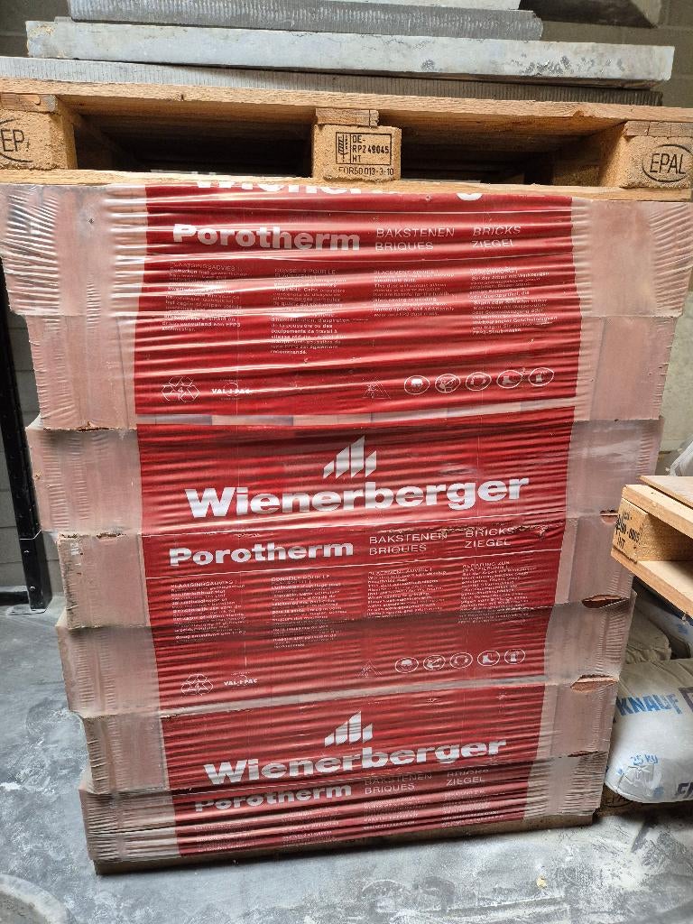 Snelbouwsteen Wienerberger Porotherm, Enlèvement