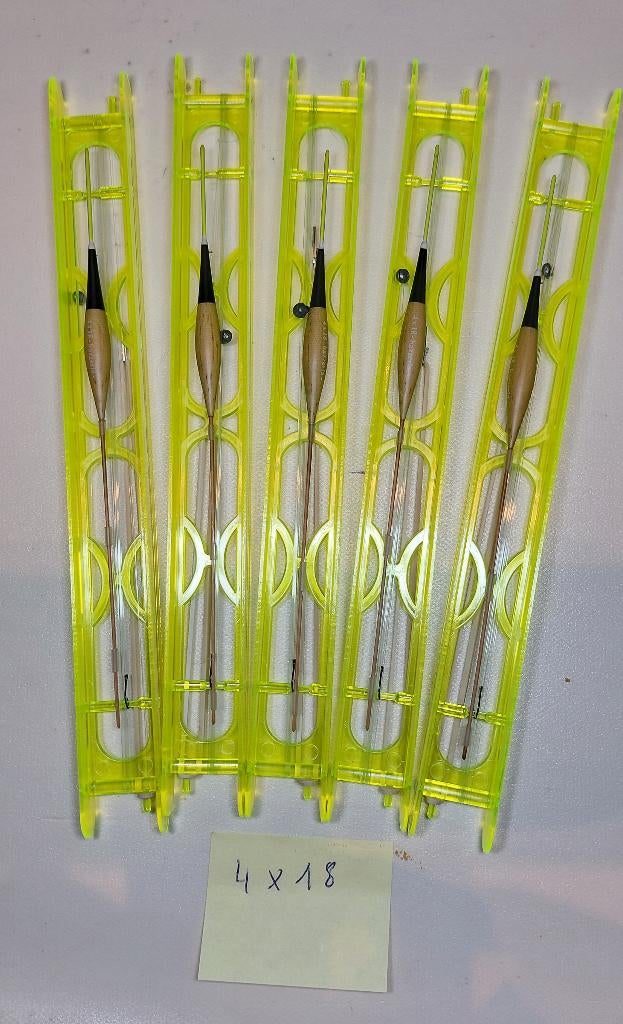 Hengelsport 5 zelfgemaakte vislijntjes set 76, Ophalen of Verzenden, Nieuw, Werphengel