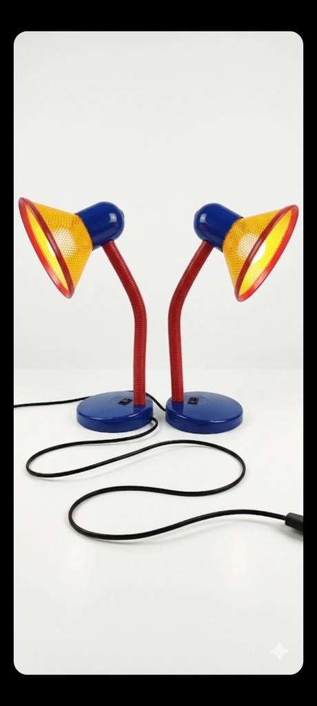 Memphis stijl bureaulamp, Huis en Inrichting, Lampen | Tafellampen, Ophalen of Verzenden