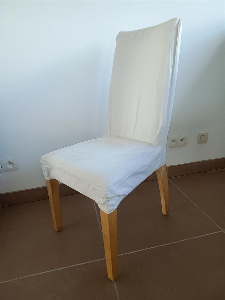 stoelen IKEA type bergmund beuk, Ophalen, Gebruikt, Wit, Vijf, Zes of meer stoelen