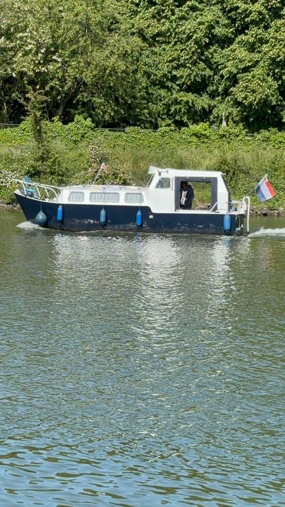 Boot cruiser kajuitboot, Sports nautiques & Bateaux, Bateaux à moteur & Yachts à moteur, Utilisé, Acier, 9 à 12 mètres, Diesel