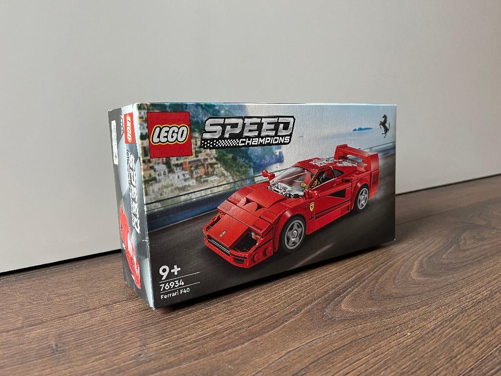LEGO Speed Champions 76934 Ferrari F40 Supercar, Neuf, Lego, Ensemble complet, Enlèvement