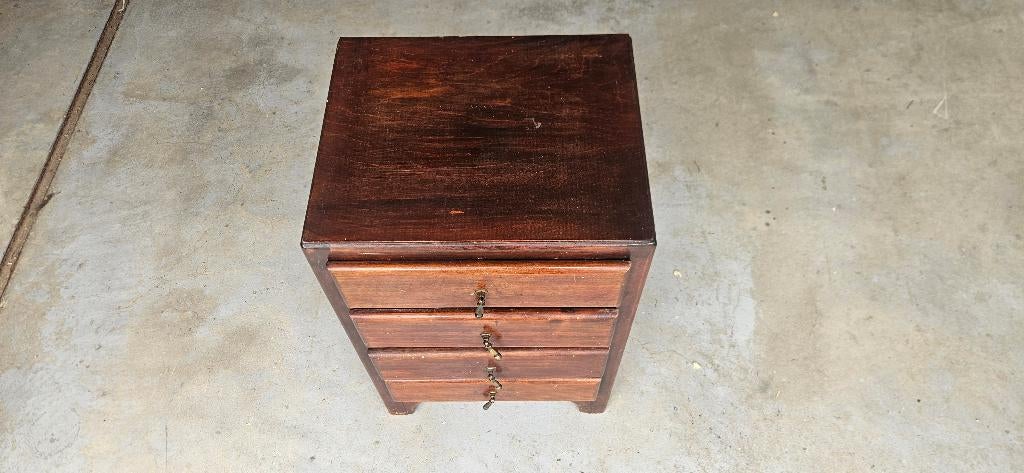 Kastje met 3 lades, Antiek en Kunst, Ophalen