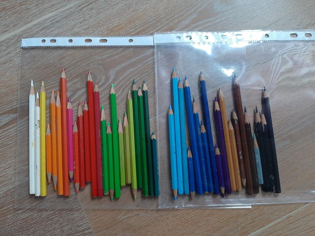 Retro Caran d'ache kleurpotloden, Ophalen