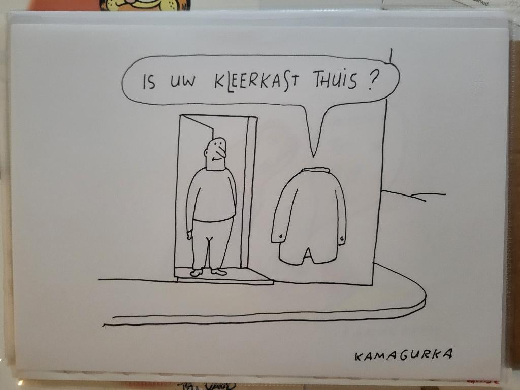 Kamagurka origineel, Antiek en Kunst, Ophalen of Verzenden