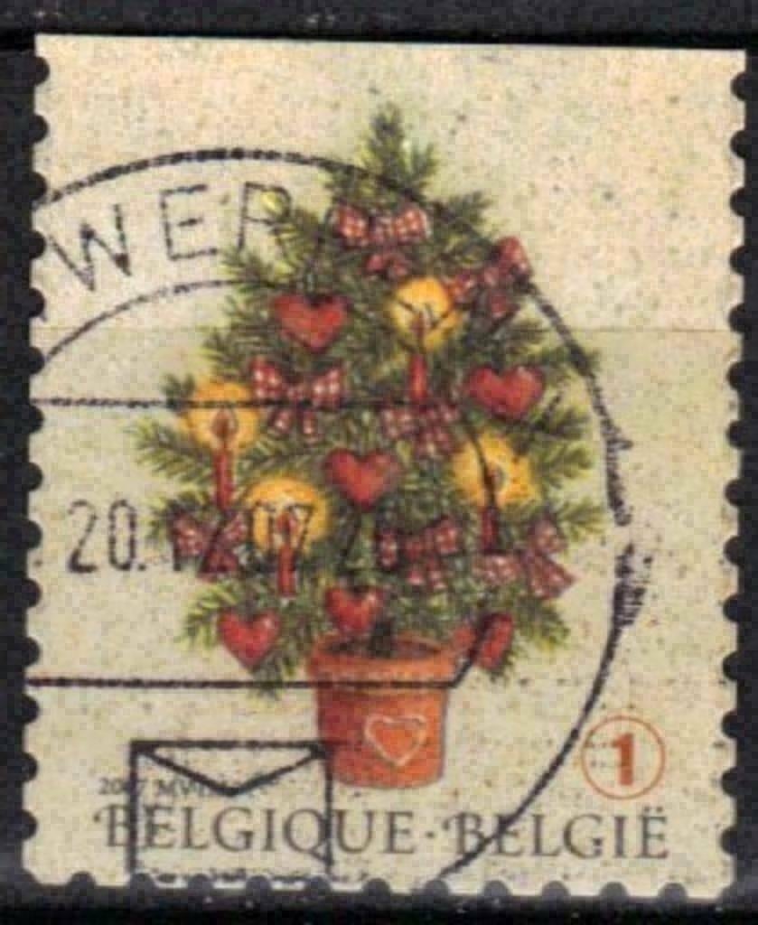 Belgique 2007 - Yvert 3718/OBP 3714 - Sapin de Noël (ST), Envoi, Affranchi, Oblitéré, Noël
